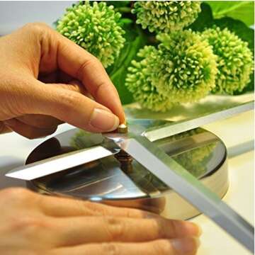 Customizable 3D Wall Clock with Mirror Finish - VIPECHO