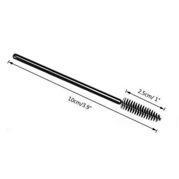 G2PLUS 100PCS Disposable Eyelash Brushes, Adjustable Mascara Wands Makeup Applicator Kits, Eyelash S...