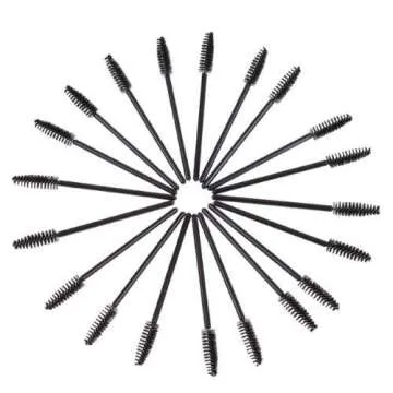G2PLUS 100PCS Eyelash Brushes - Flexible Applicators for All