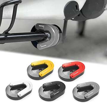 Heinmo Motorcycle Side Stand Kickstand Extension Foot Plate Pad for Sprint Primavera 150 Kickstand Extension Enlarger Accessories (Gray)