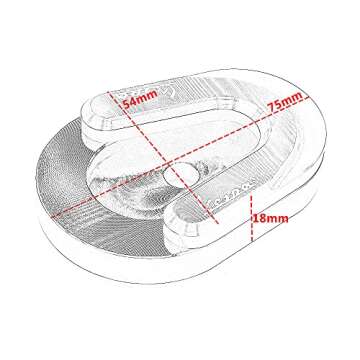 Heinmo Motorcycle Side Stand Kickstand Extension Foot Plate Pad for Sprint Primavera 150 Kickstand Extension Enlarger Accessories (Gray)