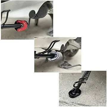 Heinmo Motorcycle Side Stand Kickstand Extension Foot Plate Pad for Sprint Primavera 150 Kickstand Extension Enlarger Accessories (Gray)