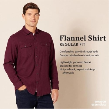 Stylish Men's Regular-Fit Flannel Shirt for Everyday Wear