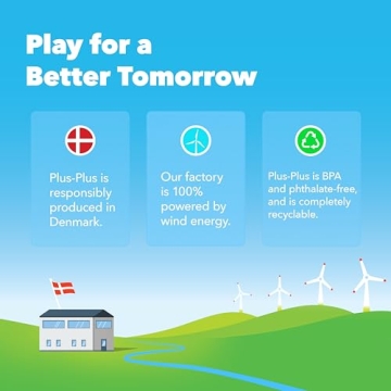 Plus-Plus Building Blocks Set for Quiet Creative Play