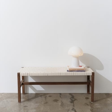 Brightech Mushroom Table Lamp Modern Glass for Home Decoration