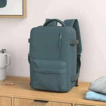 VGCUB Large Travel Backpack Bag for Women Men,Carry on Backpack,17 Inch Laptop Business Work Waterpr...