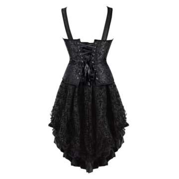 Jutrisujo Adjustable Corset Dress for Halloween & Parties