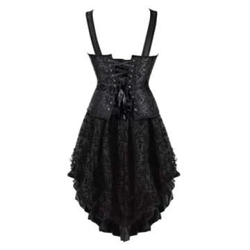 Jutrisujo Adjustable Corset Dress for Halloween & Parties