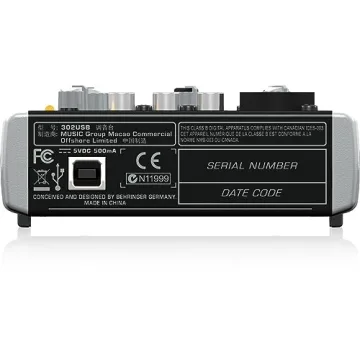 Behringer XENYX 302USB - 5-Input Audio Mixer