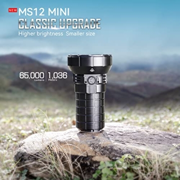 Bright IMALENT MS12 Mini Flashlight 65000 Lumens