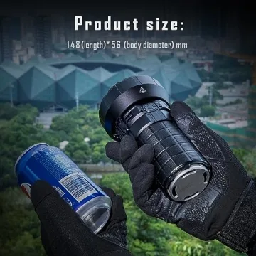 Bright IMALENT MS12 Mini Flashlight 65000 Lumens