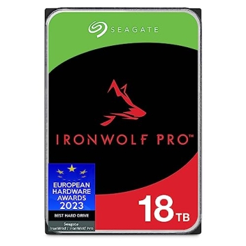 Seagate IronWolf Pro 18TB NAS HDD - Renewed SATA 6Gb/s 3.5" - High Capacity Storage