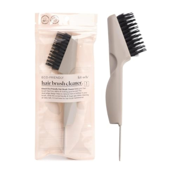 Kitsch Double Sided Hair Brush Cleaner Tool 2-in-1 Comb Cleaner | Eco-Friendly Double Edge Hair Remo...