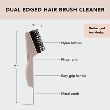 Kitsch Eco-Friendly Double Sided Hair Brush Cleaner Tool