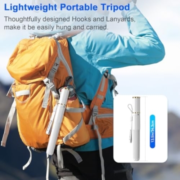 FOXOLA 61" Phone Tripod - All-in-One Selfie Stick Stand