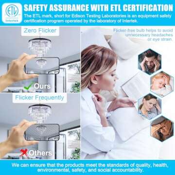 hansang G9 Led Light Bulb,6W Chandelier Light Bulbs (60W Halogen Equivalent),88PCS LED,6000K Daylight White,Non-dimmable,G9 Bi Pin Base,360 Degrees Beam Angle,600LM,Pack of 6