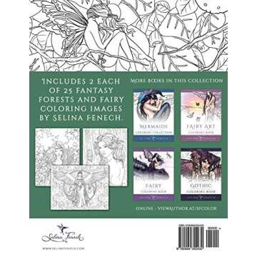 Enchanted - Magical Forests Coloring Collection (Fantasy Coloring by Selina)