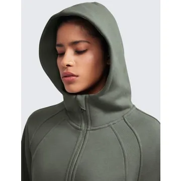 Fleece Lined Half Zip Hoodies for Women - Cozy Style