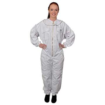 Humble Bee 410 Unisex Polycotton Beekeeping Suit with Round Veil