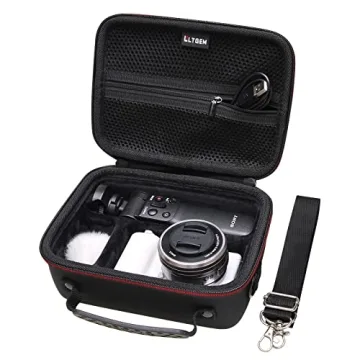 LTGEM Hard Case for Sony Alpha ZV-E10 / ZV-1F Vlog Cameras – Optimal Protection and Portability