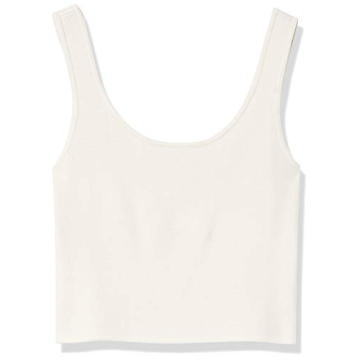 The Drop Women's Angelica Cropped Supersoft Scoop Neck Tank