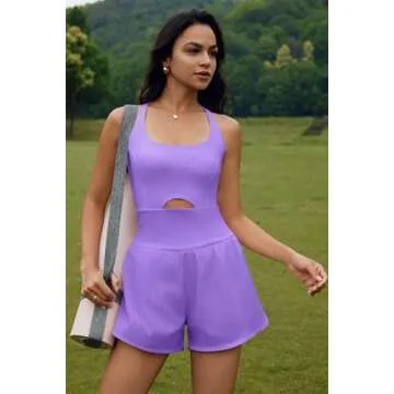 ReachMe Women's Stylish Workout Romper for Active Lifestyle