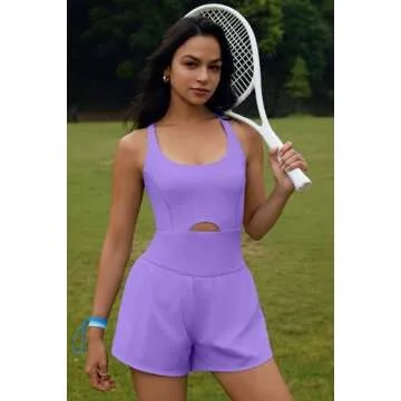 ReachMe Women's Stylish Workout Romper for Active Lifestyle