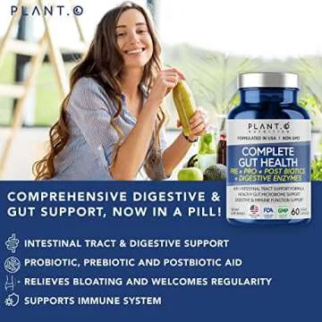 4-in-1 Probiotics & Digestive Enzymes for Gut Health