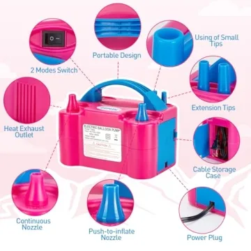 AGPTEK Portable Electric Air Pump for Parties