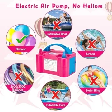 AGPTEK Portable Electric Air Pump for Parties