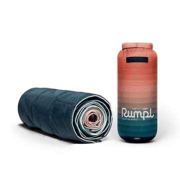 Rumpl The NanoLoft Puffy Blanket | Indoor Outdoor Camping Blanket for Traveling, Picnics, Beach Trip...