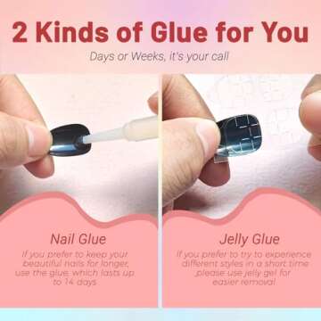 LoveOurHome 240pc Short Oval Press on Nails Ivory Fake Nails, XS Oval Press on Nails Short Glue on Nails Ivory Acrylic Nail Press ons False Nail Tips Artificial False Fingernails with Adhesive Tabs