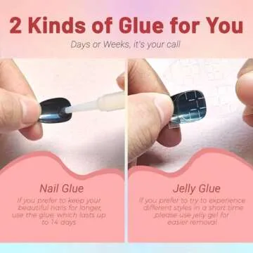 LoveOurHome 240pc Short Oval Press on Nails Ivory Fake Nails, XS Oval Press on Nails Short Glue on Nails Ivory Acrylic Nail Press ons False Nail Tips Artificial False Fingernails with Adhesive Tabs