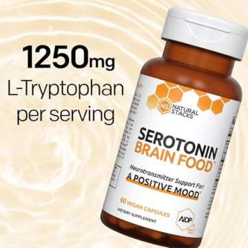 Natural Serotonin Support with L-Tryptophan & Rhodiola