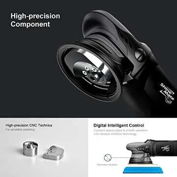 ShineMate Dual Action Polisher 6 Inch for Car Detailing
