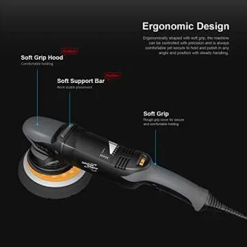ShineMate Dual Action Polisher 6 Inch for Car Detailing