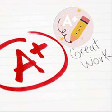 CNYEJQJC 500PCS/Roll Motivational Stickers for Kids, Diameter 1.5/'' Round Reward Stickers, 8 Designs Cartoon Teacher Incentive School, Classroom Encouraging children and students Behavior