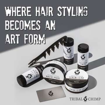 Tribal Chimp Hair Styling Powder, All-day Invisible Hold Hair Volumizer and Texture Powder for Men and Women, Styling Powder with Matte Finish - Single Pack, 10g