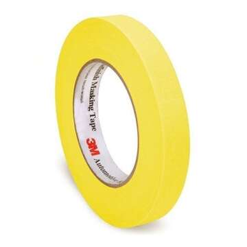 3M 06652 Automotive Refinish Masking Tape - 48 Rolls for Precision Painting