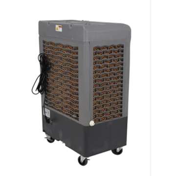 Portable Swamp Coolers - 3100 CFM MC37M Evaporative Air Cooler with 3-Speed Fan - Water Cooler Fan 950 sq. ft. Coverage High Velocity Outdoor Cooling Fan Swamp Cooler by Hessaire - Gray
