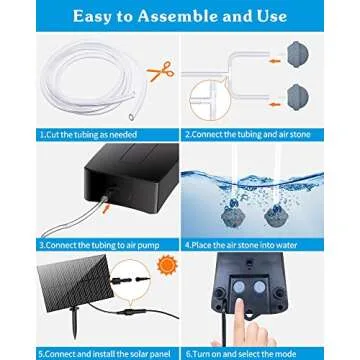 Biling Solar Pond Aerator - Eco-Friendly Air Pump