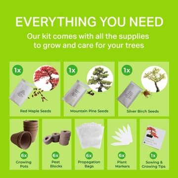 Plant Theatre Bonsai Tree Kit for Gardening Enthusiasts