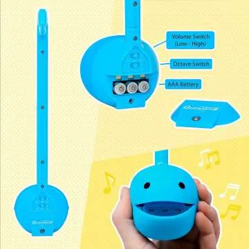 Japanese Otamatone Blue Portable Synthesizer