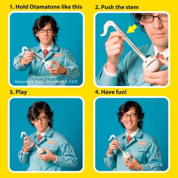 Japanese Otamatone Blue Portable Synthesizer