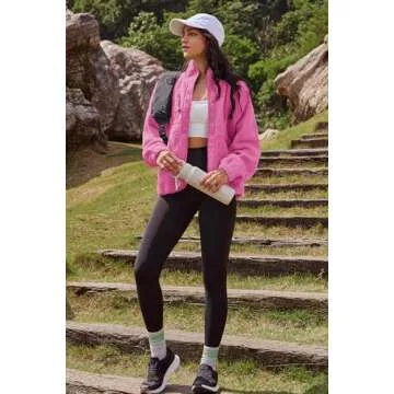 Nirovien Women's Fuzzy Fleece Jacket for Cozy Style