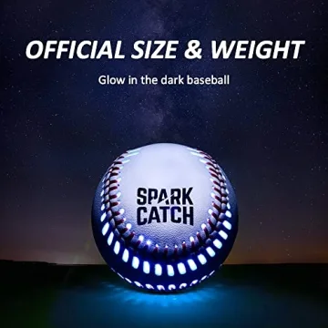 SPARK CATCH Light Up Baseball - Night Play Official Size