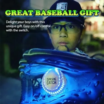 SPARK CATCH Light Up Baseball - Night Play Official Size