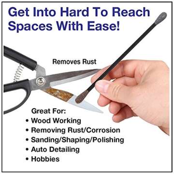 Precision Sanding for Every Detail - Sandits 15 Pack Fine Detailing Sanding Sticks