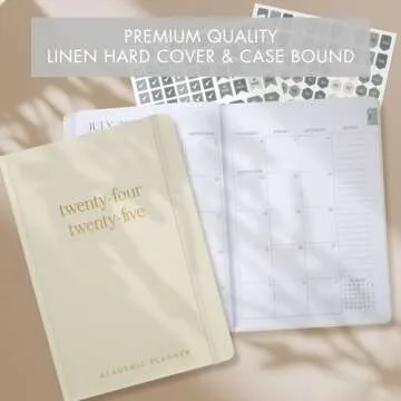 Stylish 2024-2025 Academic Planner for Students