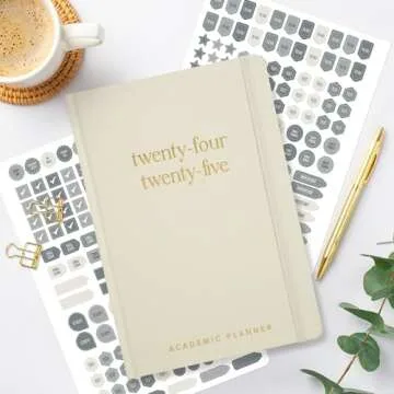 Stylish 2024-2025 Academic Planner for Students